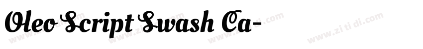 Oleo Script Swash Ca字体转换
